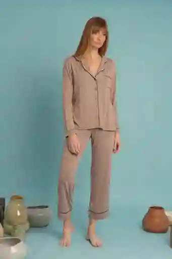 Pijama Olivia Kraft M