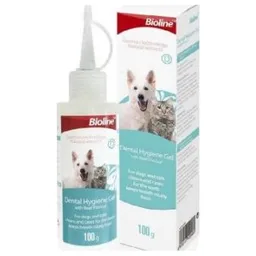 Bioline- Gel De Higiene Dental Con Sabor A Carne 100 G