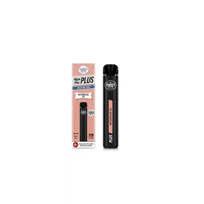 Dinner Lady Vaper Pen Plus Watermelon Ice 0%nic