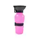 Bebedero Termo Portátil Botella Agua Para Perros 500ml (rosa)