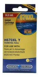 Tinta Pacific Color Hp 670 Amarillo