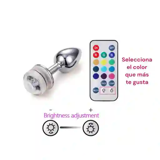 Plug Anal Luz Led - Talla M