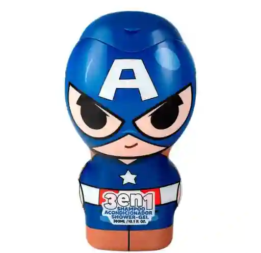 Gelatti Shampoo 3 En 1 300ml Avengers Captain America