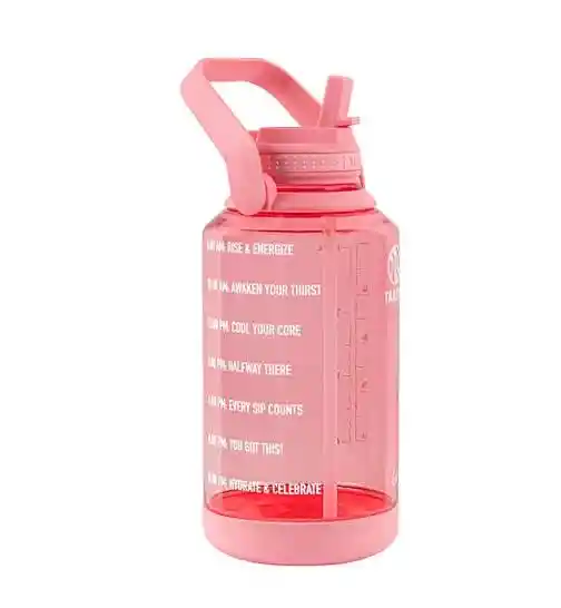 Takeya Botella Motivational C/bombilla 1.9 Litros Tritan Flutter Pink