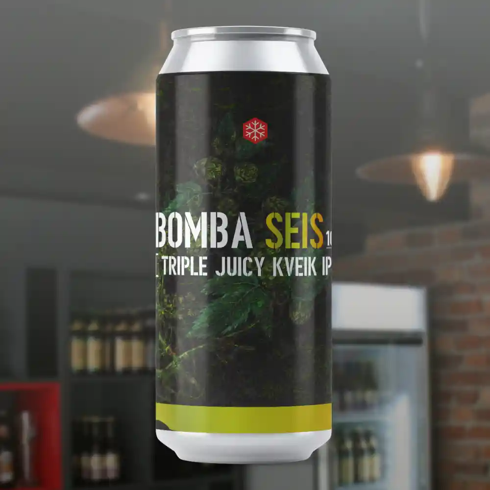 Granizo Bomba Seis (triple Juicy Kveik Ipa) Lata 473cc