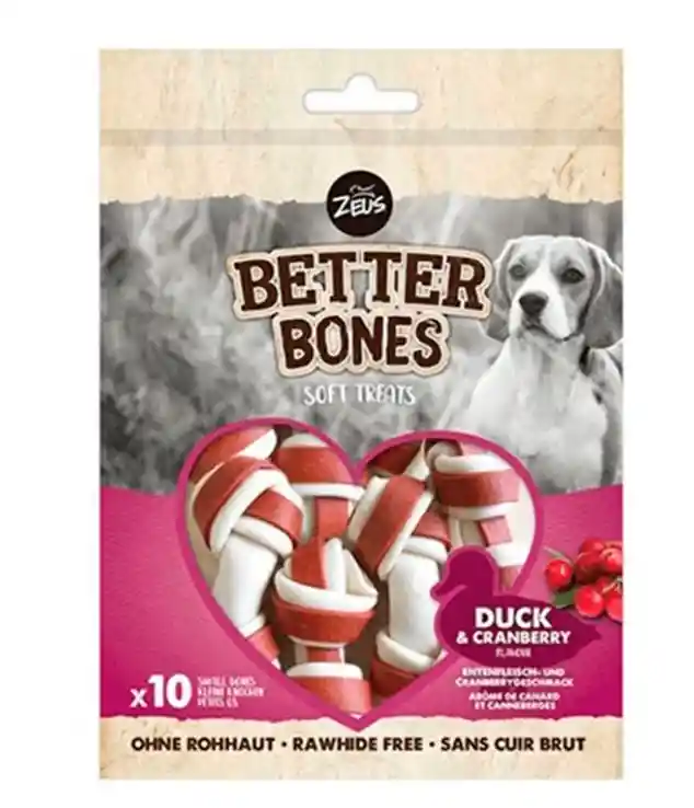 Zeus Better Bones Huesitos Duck & Cranberry 10 Und