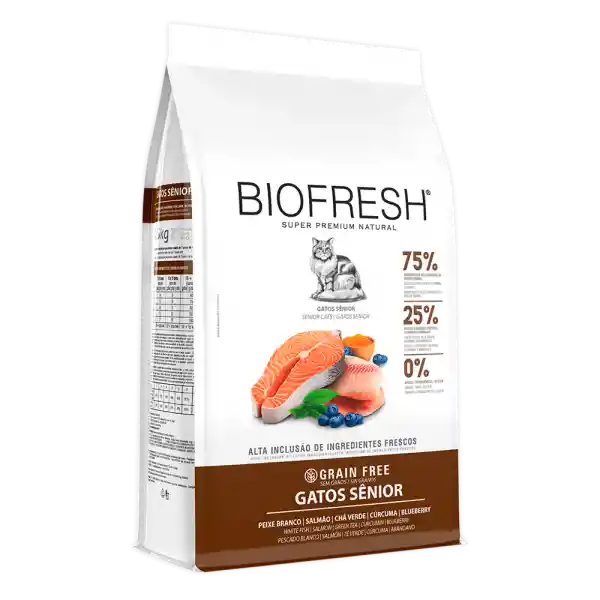 Biofresh Grain Free Gatos Adultos Senior 1,5kg