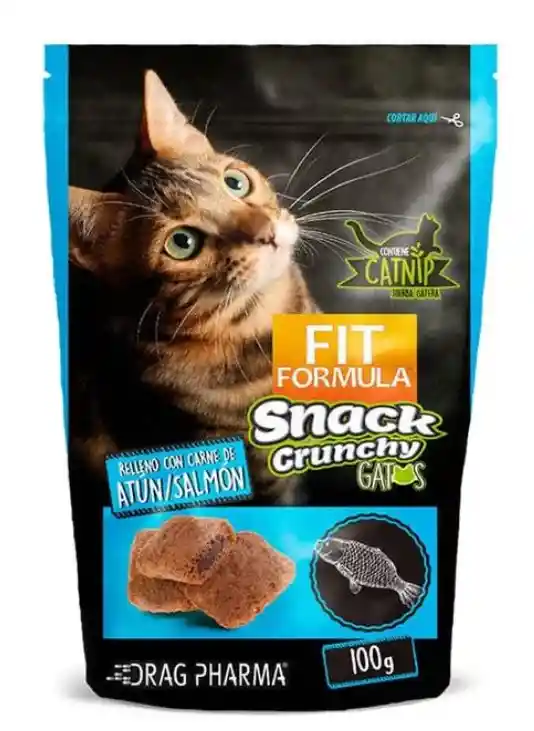 Fit Formula Snack Galleta Gato Sabor Atun Con Salmon 100g