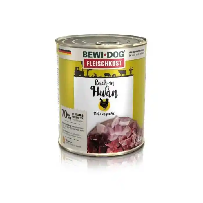 Bewi Dog Lata Rico En Pollo 800g