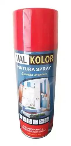 Pintura Spray Rojo Vivo Val Kolor