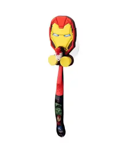 Cepillo Dental + Portacepillo Extra Suave Avengers Iron Man