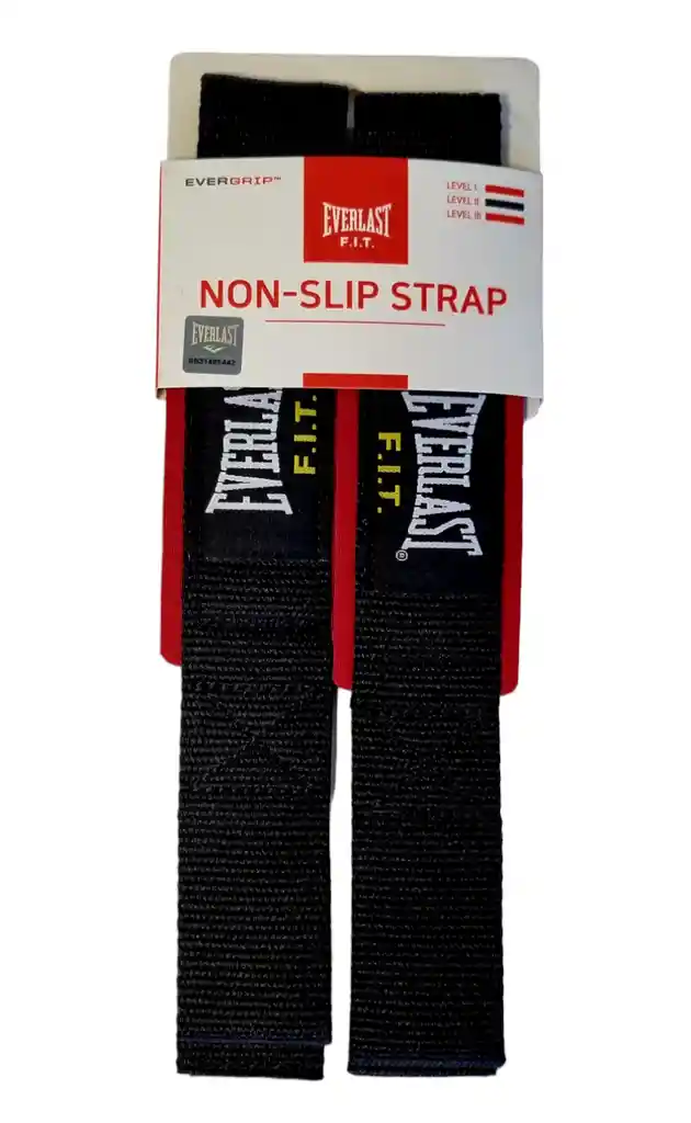Strap Correa Cinta Everlast Antideslizante Para Barras Pesas