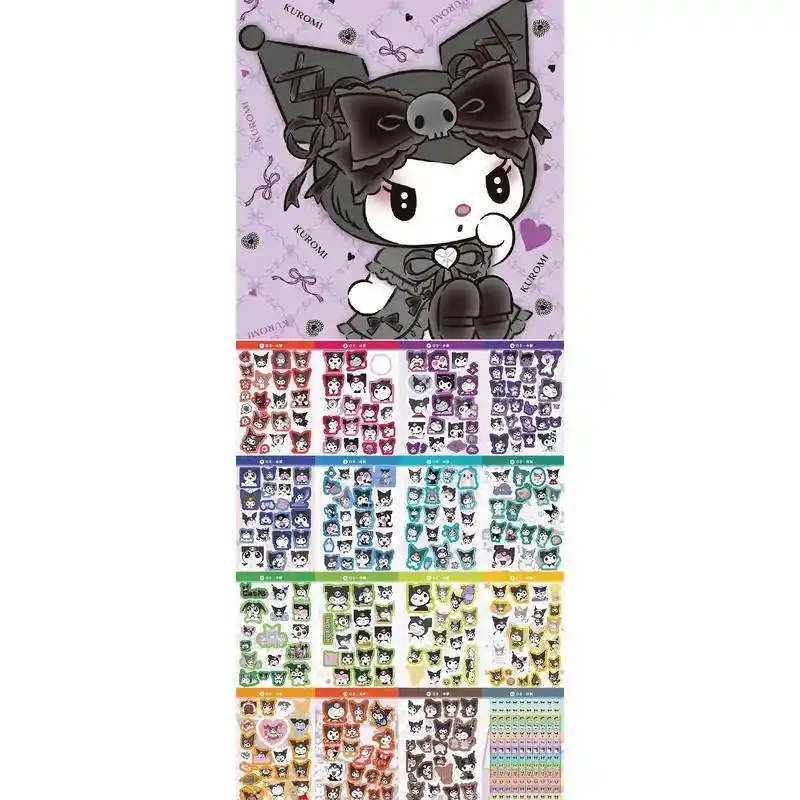 450 Unids/pack Kawaii Sanrio Pegatinas Decorativas