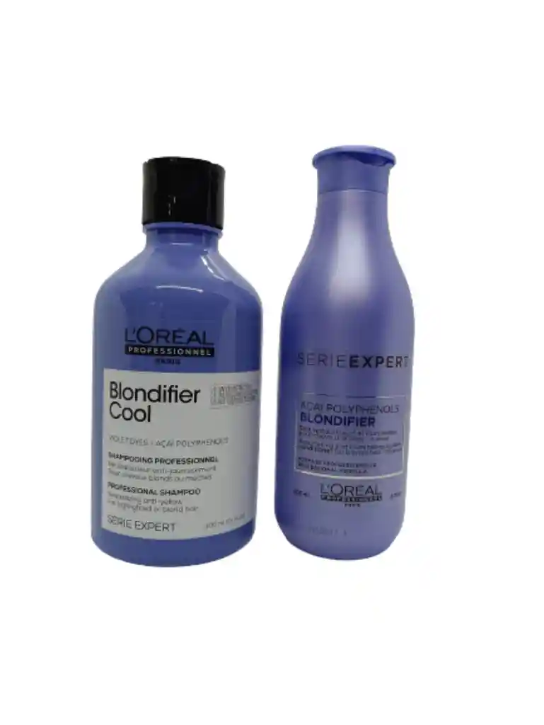 Blondifier Cool Pack Shampoo, Acondicionador Y Cosmetiquero