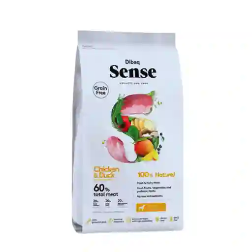 Sense, Alimento Para Perros Adultos, Sabor Pollo Y Pato (2 Kg)