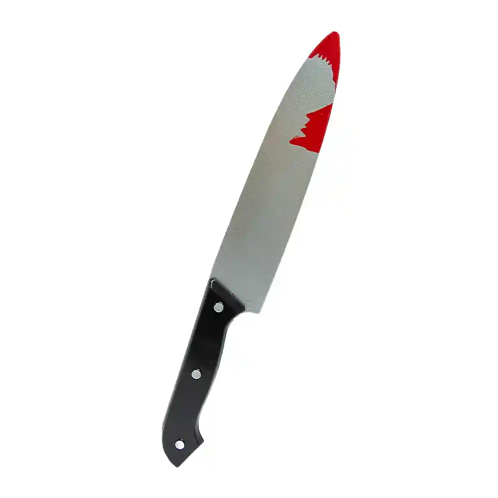 Kitchen Knife With Blood 30 Cm Big Party