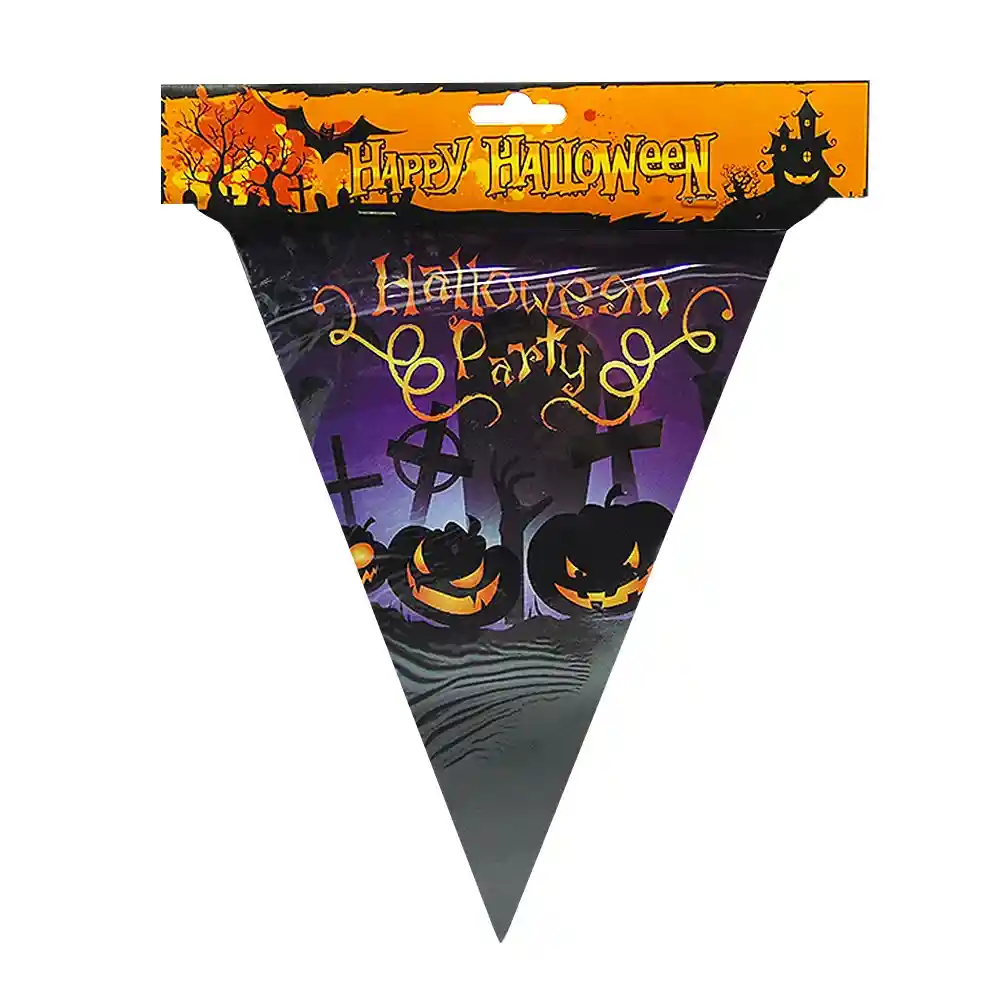 Banderin Halloween 28x20 Centimetros Big Party