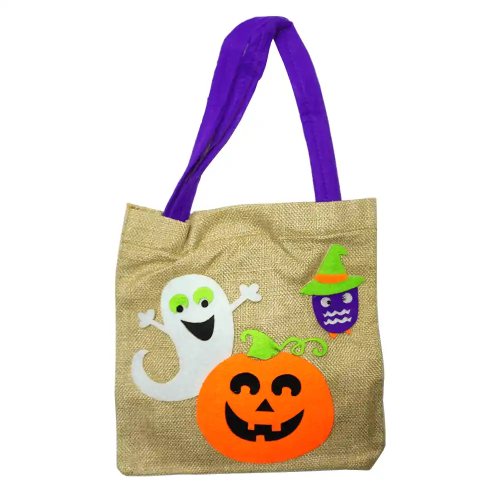 Bolsa Halloween Tela 26 X 15 Cm Big Party