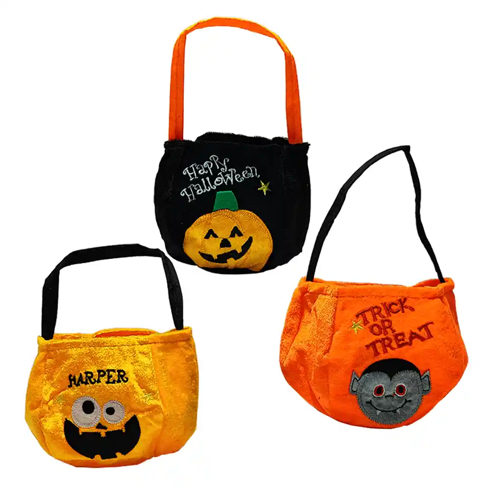 Bolsa Halloween Tela 11 X 26 Cm Big Party