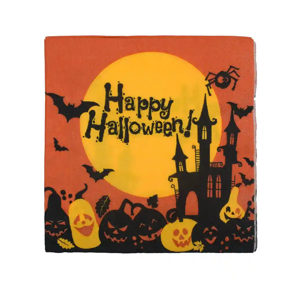Servilleta 25 X 25 Cm Halloween 20 Unidades Big Party