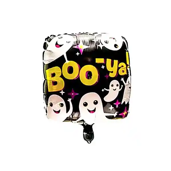 Globo Metalico 18" Fantasma Boo Fiestamania