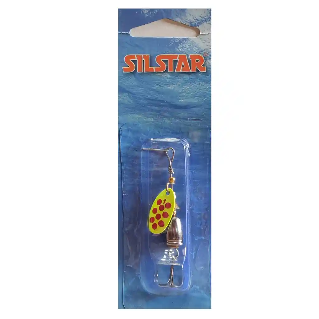 Spinner Silstar 3grs 6,5cms Amarillo Flour #1