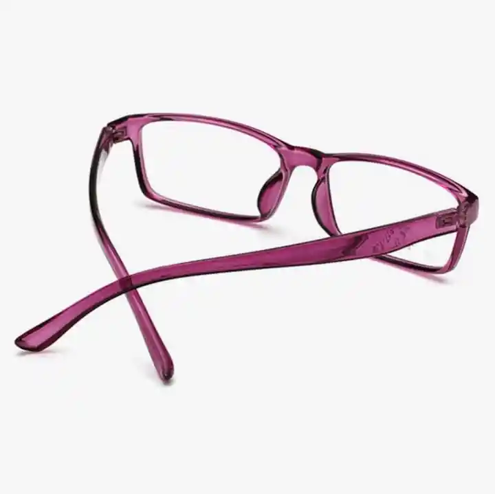 Lentes De Lectura Livianos Transparentes - Color Morado - +2.00