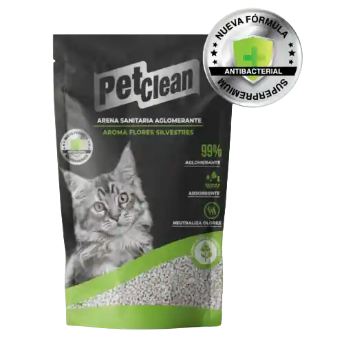 Arena Sani. Petclean Perfumada 10kg