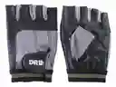 Guantes Fitness Cuero Spandex Drb Negro Pesas Y Gimnasio Talla Xl