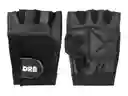 Guantes Fitness Cuero Spandex Drb Negro Pesas Y Gimnasio Talla Xl