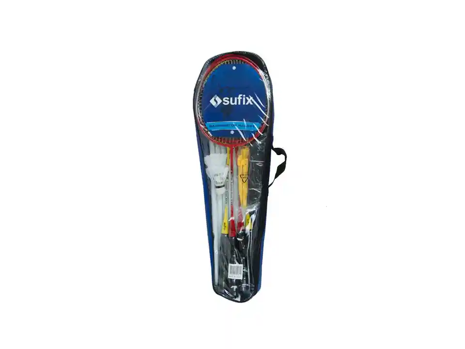 Set Bádminton 2 Raquetas + 2 Plumillas + Funda Sufix®