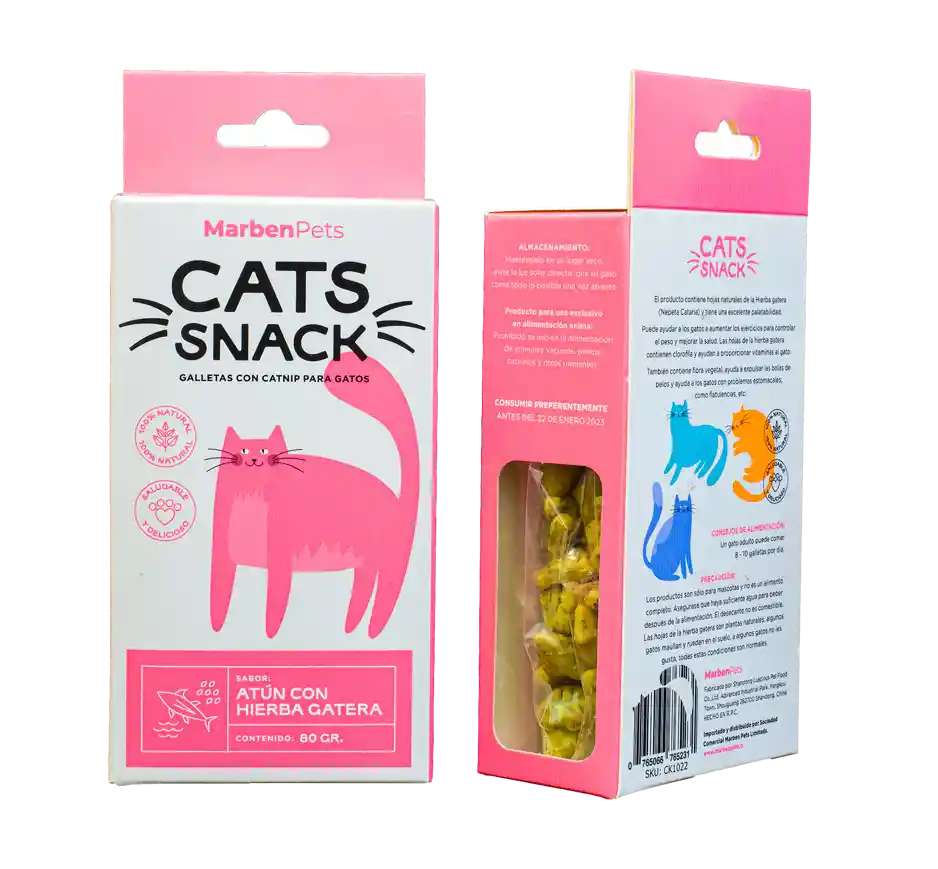 Cat Snacks Atún Con Catnip