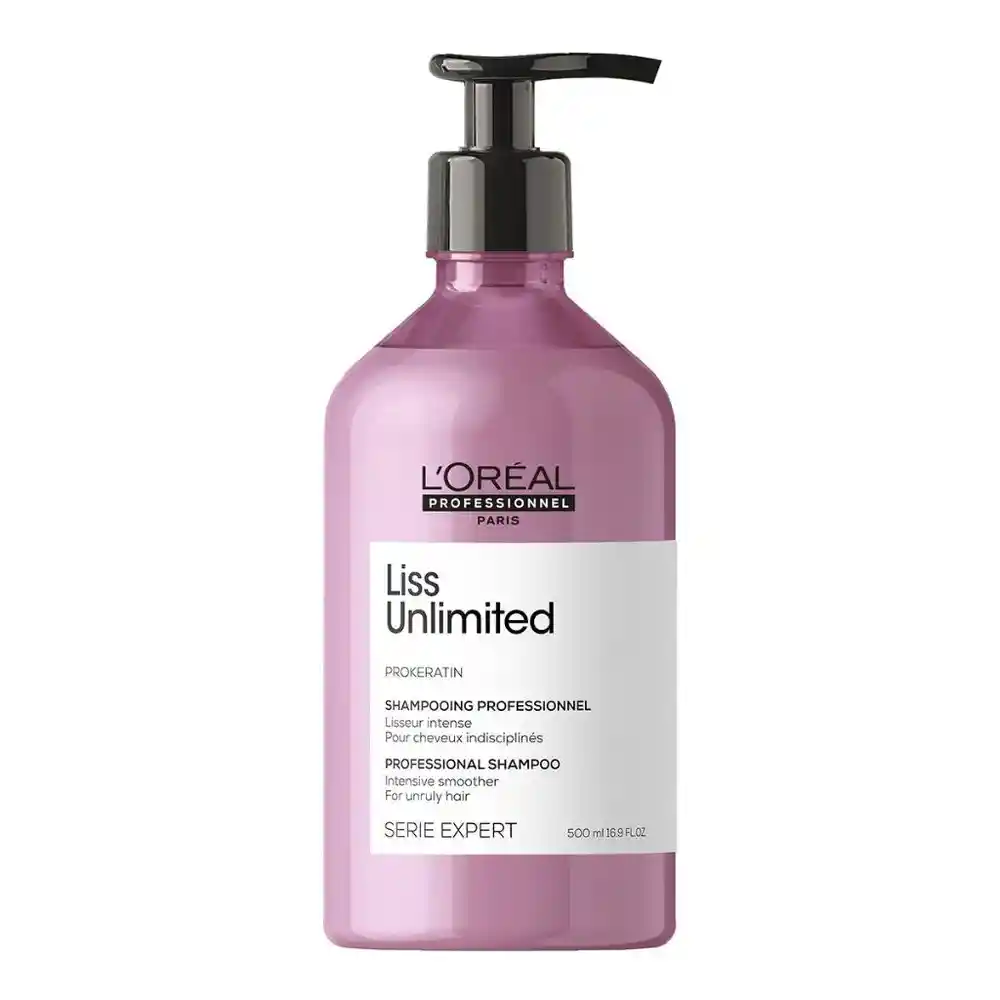 L'oréal Professionnel · Liss Unlimited Shampoo - Enriquecido Con Pro-keratina, Aceite De Kukui Y Onagra