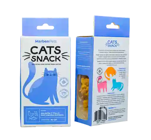 Cat Snacks Salmón Y Pollo Con Catnip