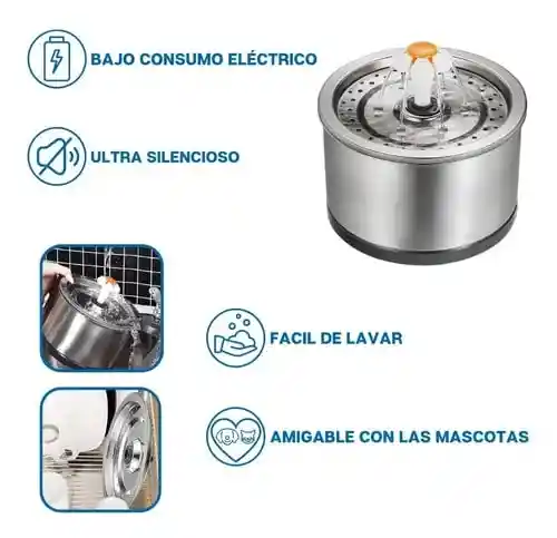 Fuente De Agua Superficie Acero Inoxidable