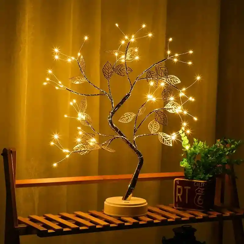 Lámpara De Árbol Artificial Luz Hadas 514938