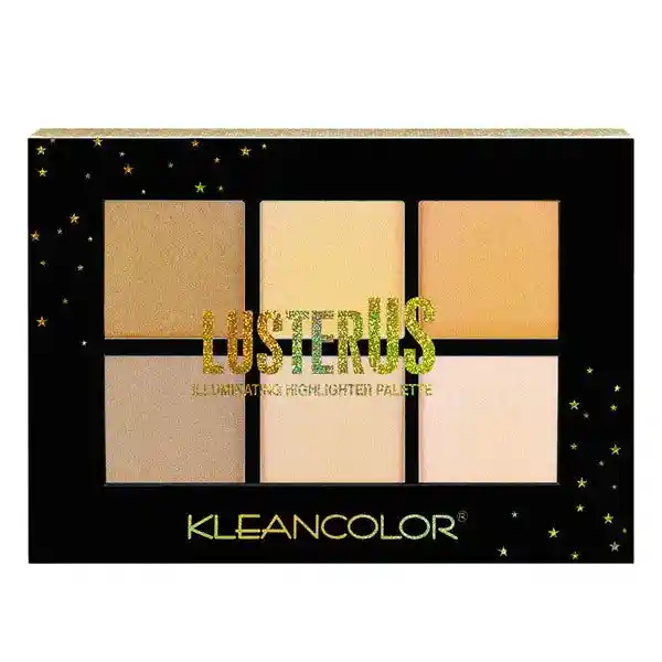 Kleancolor · Paleta De Iluminadores Con Seis Tonos Distintos