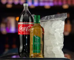 Alto 750 + Coca Cola Ligth 1,5 Lt + 1 Kg Hielo