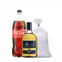 Mistral 1,0 Lt + Coca Cola Zero 1,5 Lt + 1 Kg Hielo