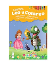 Colección Leo Y Coloreo *la Bella Durmiente*la Liebre Y La Tortuga*las Hormigas Y El Saltamontes