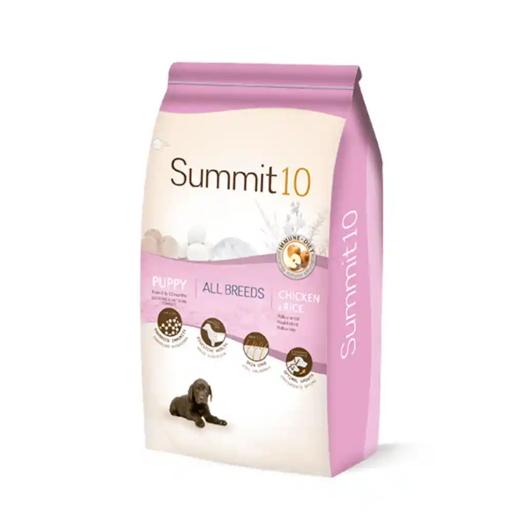 Summit 10 Puppy Chicken & Rice - 15 Kg