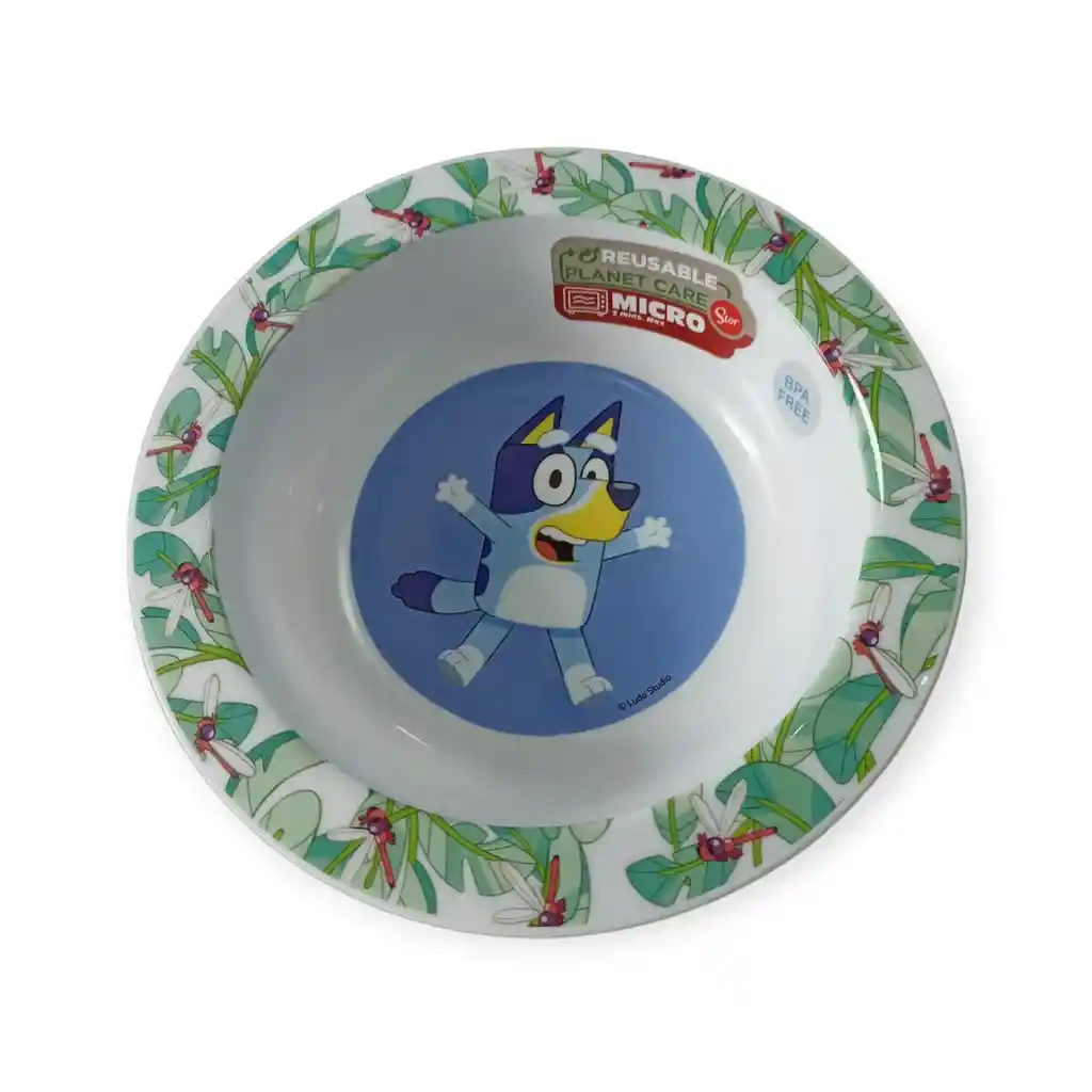 Bowl Apto Para Microondas Bluey