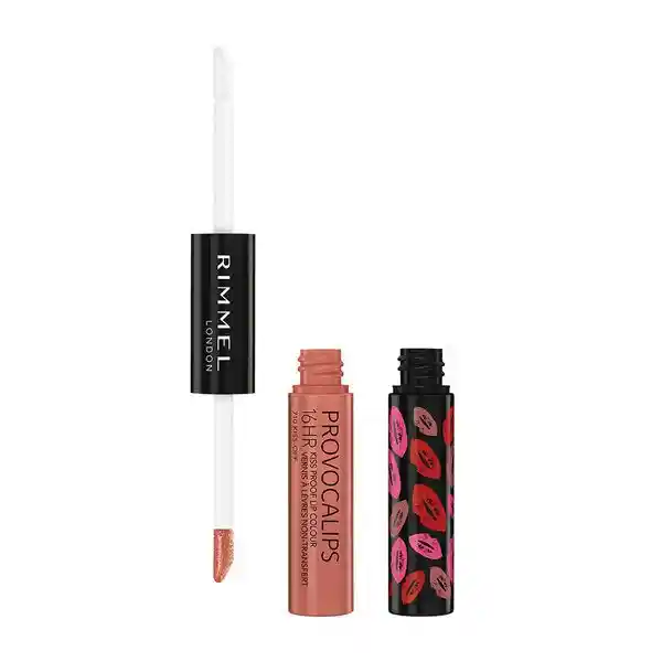 Rimmel London · Labial Dos En Uno Provocalips No Transfiere Ni Reseca Los Labios - N710