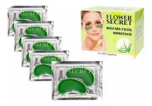 Flower Secret · Parche Ojeras Aloe Vera / Mascarilla Ojeras Reduce Ojeras Y Bolsas