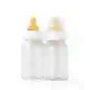 Pack 2 Mamaderas De Vidrio Hevea 120ml
