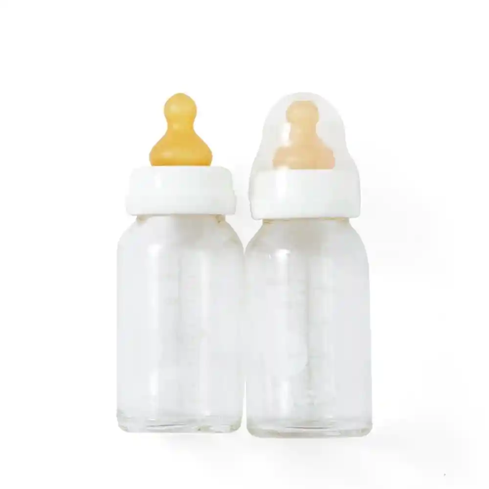 Pack 2 Mamaderas De Vidrio Hevea 120ml