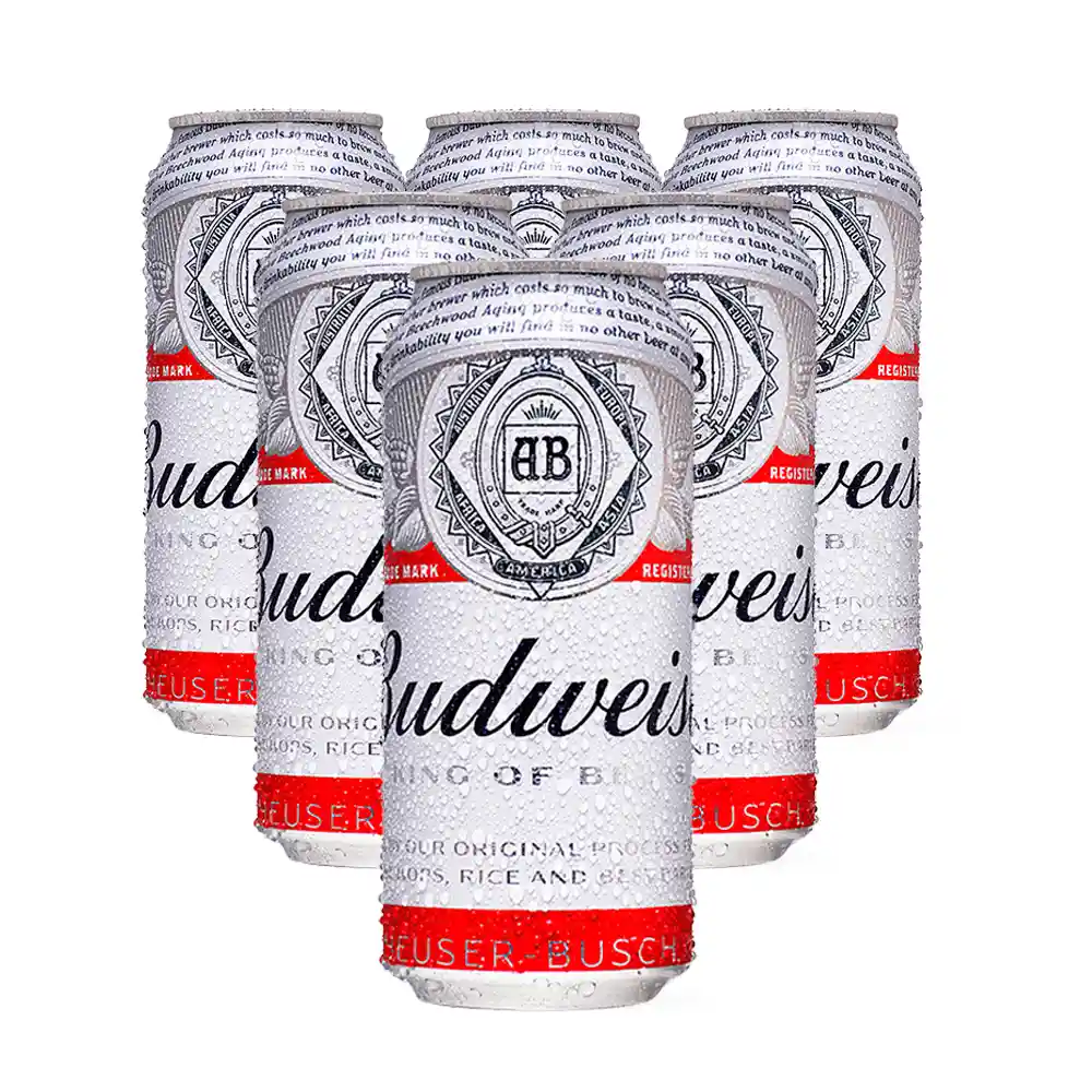 Budweiser Lata 6 Pack 473 Ml