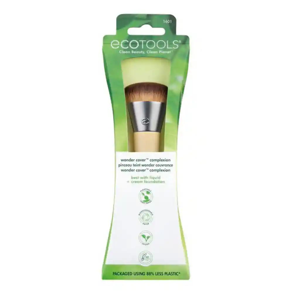 Ecotools · Brocha Wonder Cover Complexion - Brocha Especial Para Todo Tipo De Maquillaje