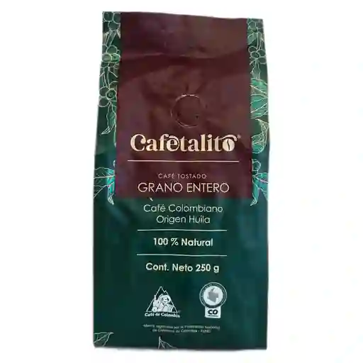 Cafetalito 250grs Grano Entero Café De Especialidad Colombia