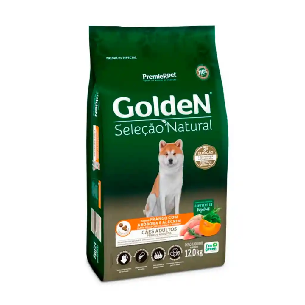 Golden Pollo Con Calabaza Y Romero 10kg